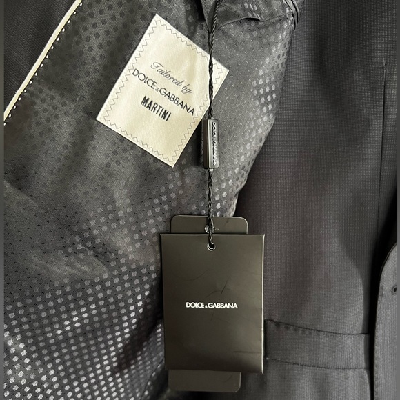Dolce & Gabbana Dark Blue Double Breasted 3 Piece MARTINI Suit - Picture 5 of 6